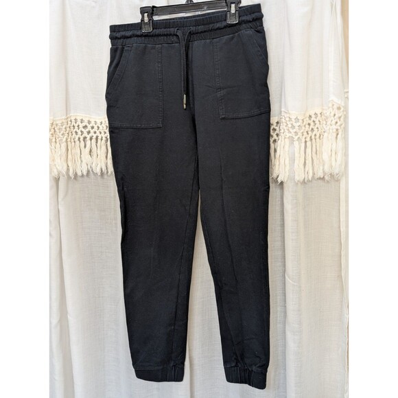 32 DEGREES COOL BLACK DRAWSTRING TWILL JOGGER SZ Small - Picture 2 of 6